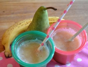 Smoothie peer banaan