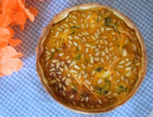 Oranje quiche