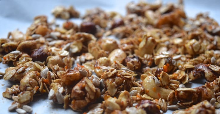 Home made granola