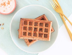 RECEPT CARROT CAKE WAFELS - CHICKSLOVEFOOD.COM