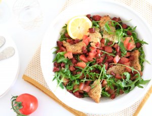 Broodsalade met chorizo CHICKSLOVEFOOD