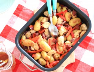 Kip met chorizo en krieltjes uit de oven CHICKSLOVEFOOD