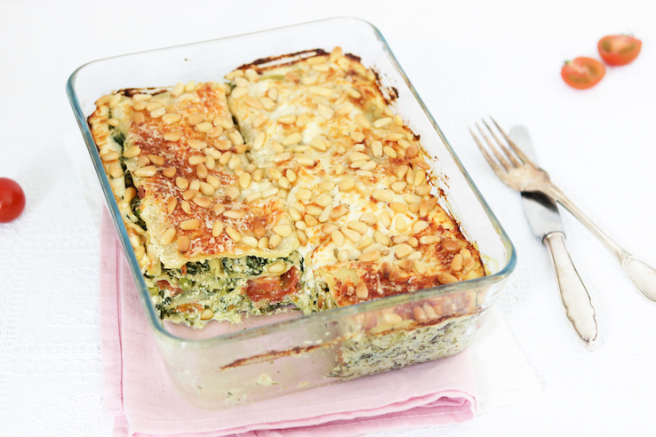 ZOMERSE LASAGNE MET SPINAZIE PESTO RICOTTA EN DOPERWTJES - CHICKSLOVEFOOD