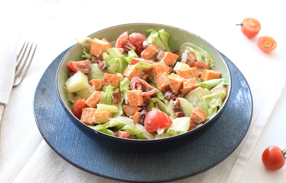 gezonde zoete aardappel salade CHICKSLOVEFOOD