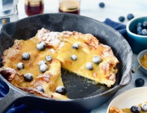 Dutch baby met lemon curd