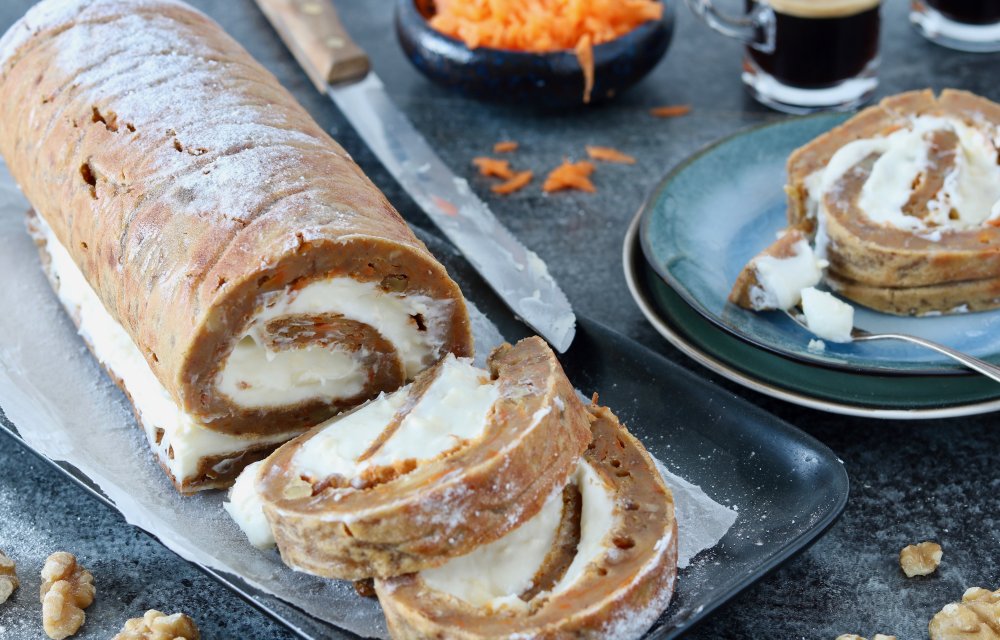 carrot cake roll