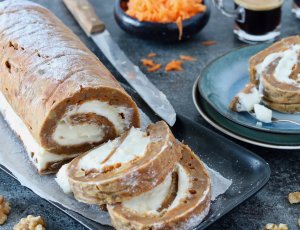 carrot cake roll