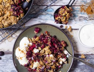 Zomerfruitcrumble