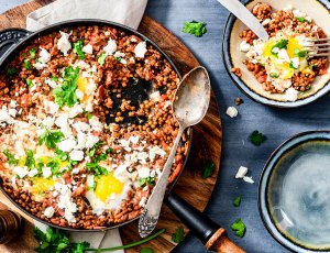 Linzen shakshuka