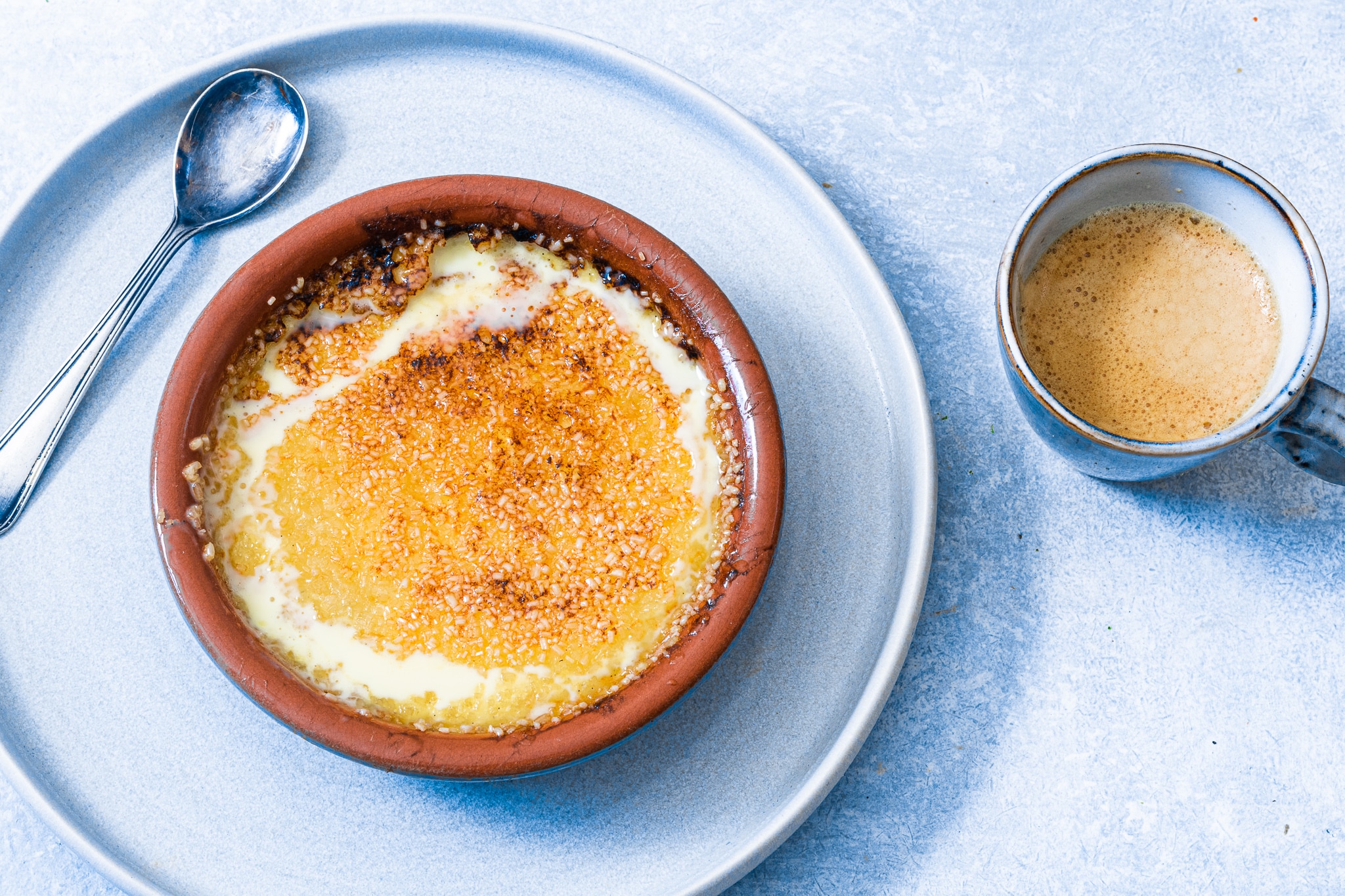 crème brûlée uit de stoomoven