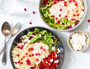 Couscousbowl met hummus