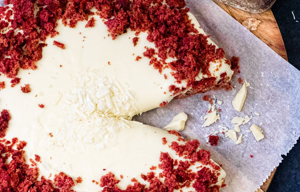 Red velvet cheesecake