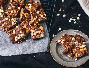 Simpele rocky road snickers