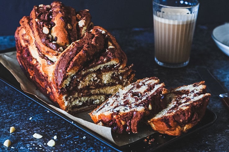 BABKA met chocoladepasta