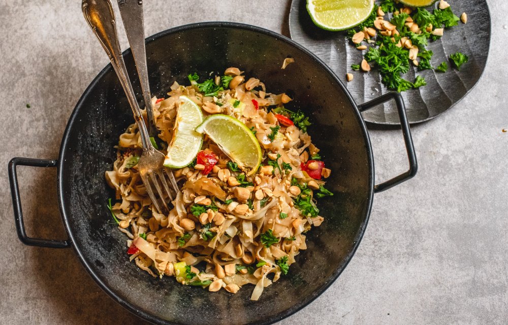 Gezondere pad thai met 6 ingrediënten