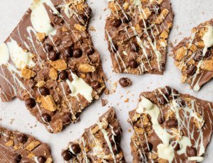 S'mores Choco Bark recept