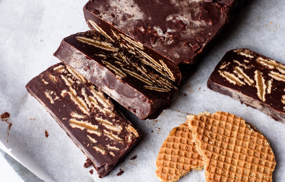 arretjescake met stroopwafel