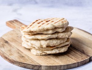 flatbread met 2 ingrediënten