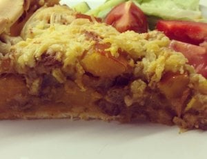 HEMELS! Ontzettend vullend, en best gezond. Tot mijn nieuwe favo's hoort deze pompoentaart.