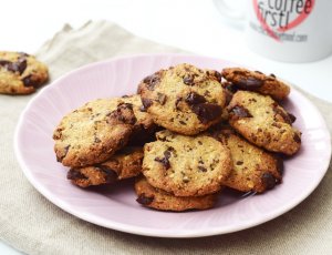 gezonde chocolate chip cookies - chickslovefood.com