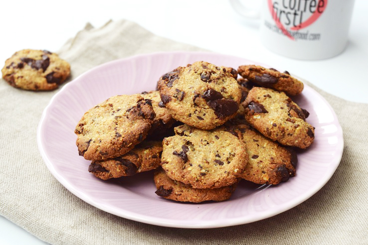 gezonde chocolate chip cookies - chickslovefood.com