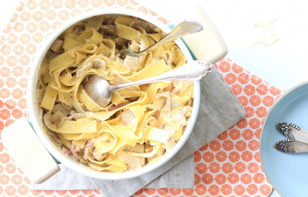 pasta met witlof CHICKSLOVEFOOD