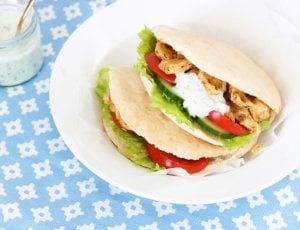 KIP GYROS MET PITABROODJE - CHICKSLOVEFOOD