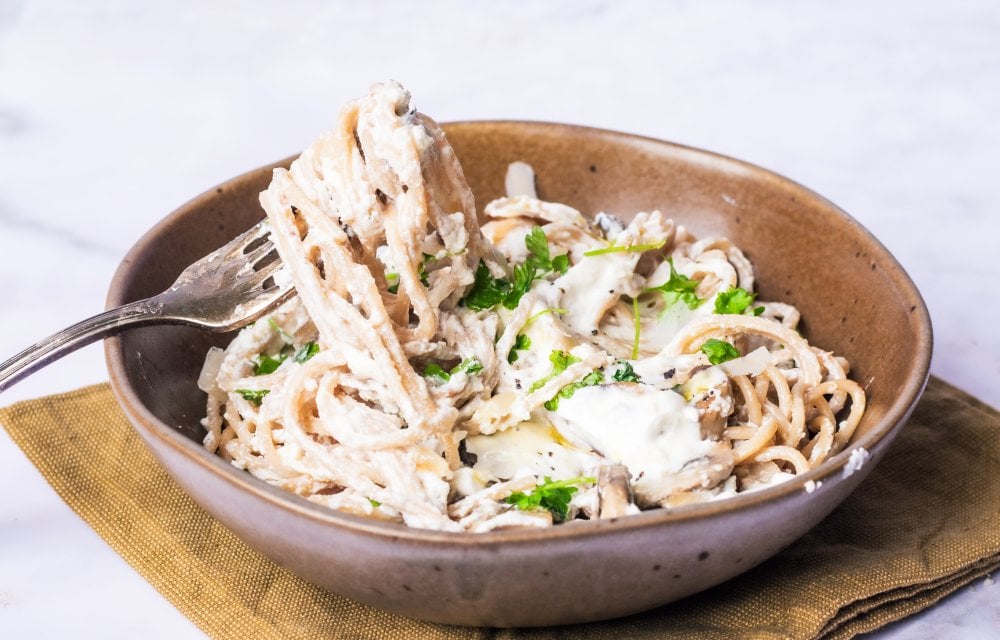 5x pasta zonder rode saus