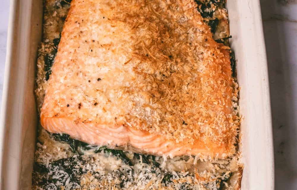 zalmschotel kerstgerecht