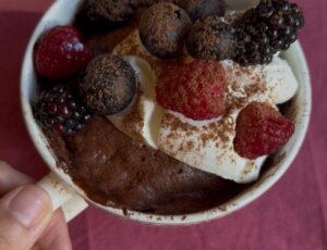 Brownie mugcake
