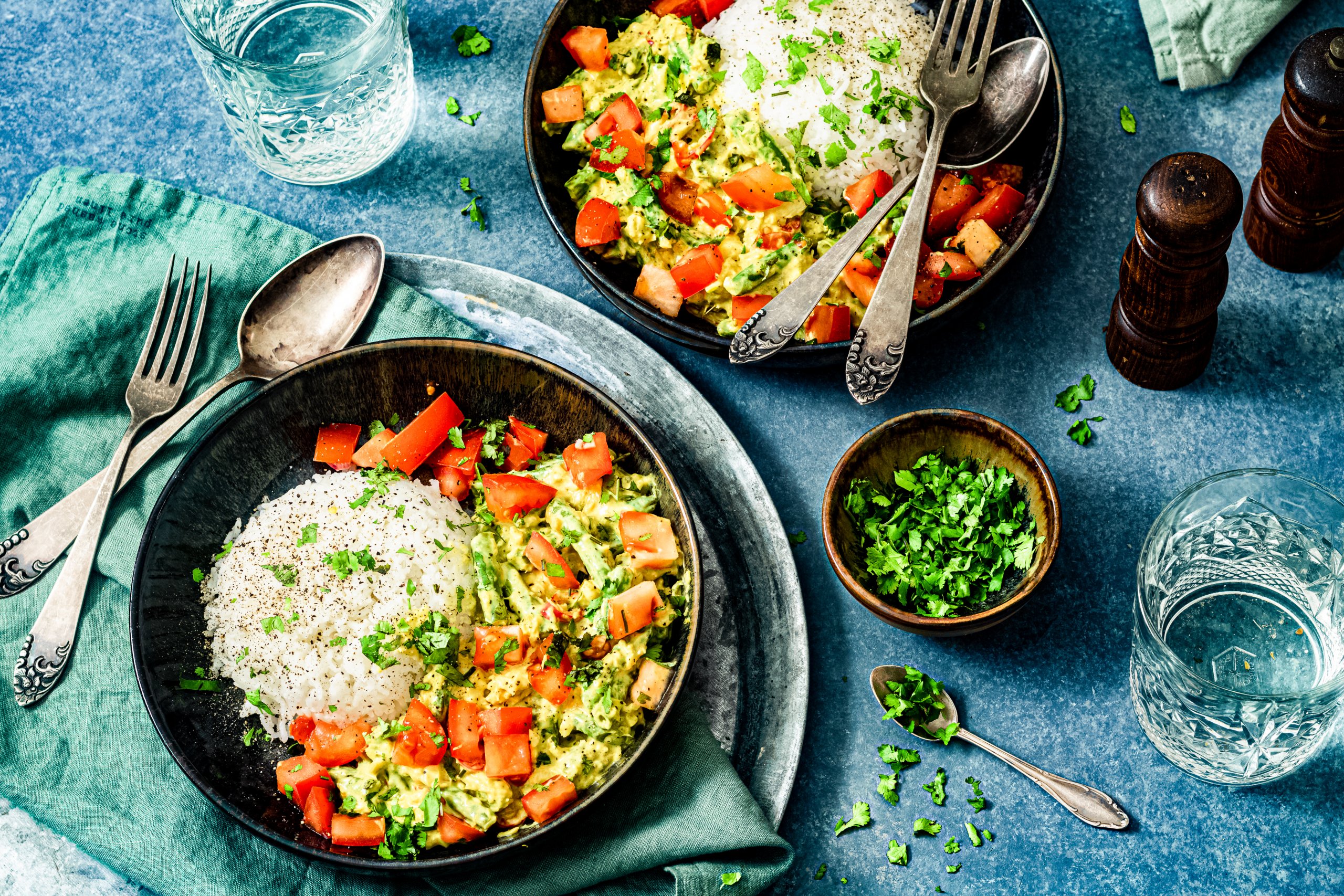 Zelfgemaakte Thaise curry