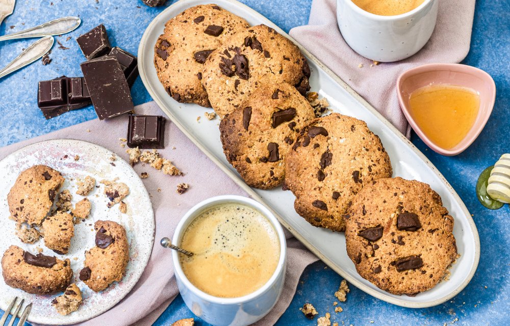 Healthy baking Chocolate Chip Cookies