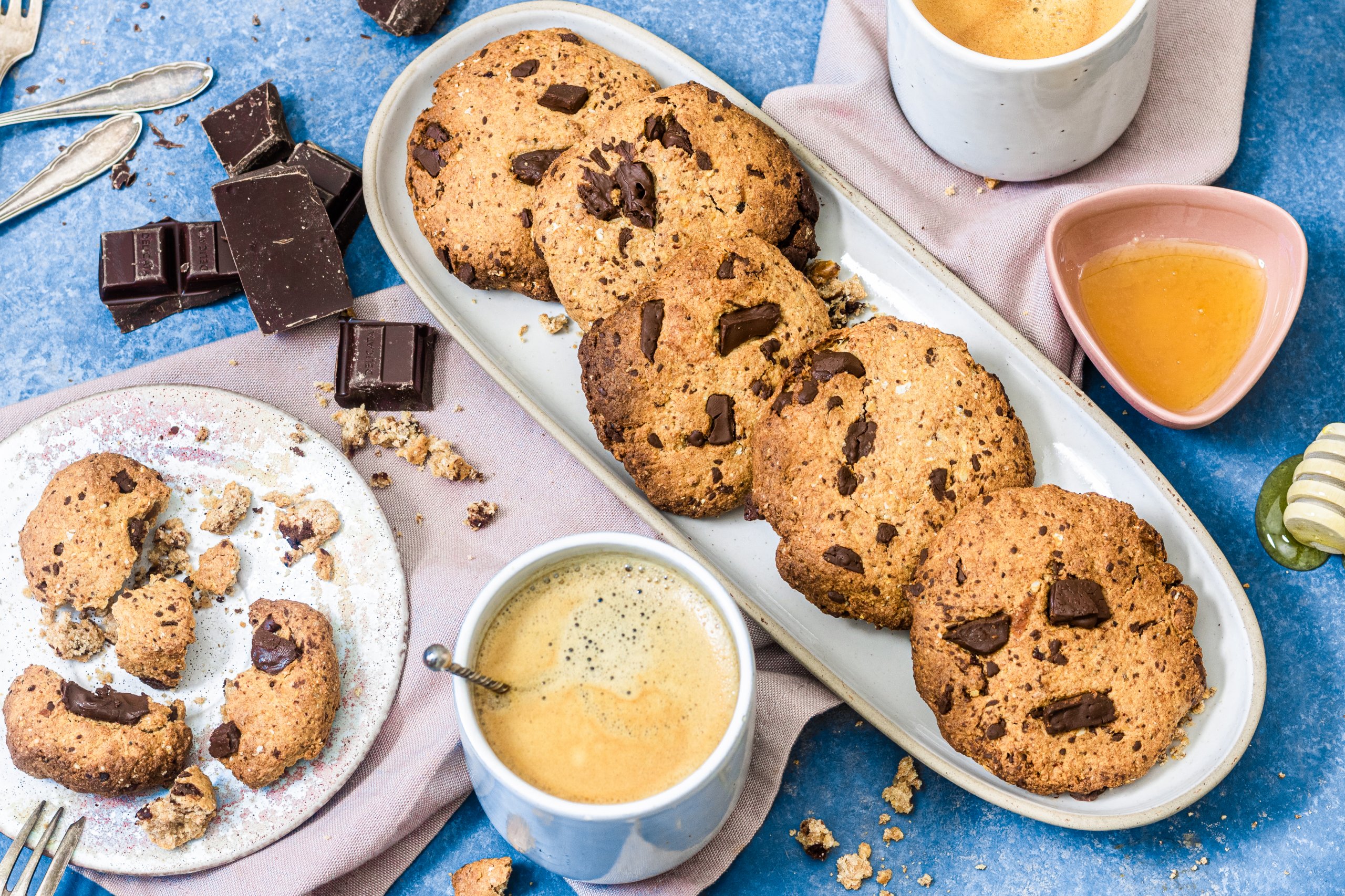 Healthy baking Chocolate Chip Cookies