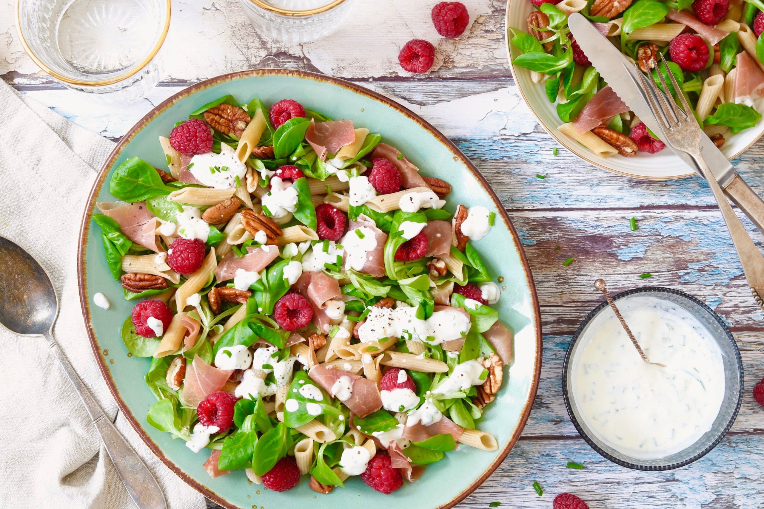 Zomerse pastasalade