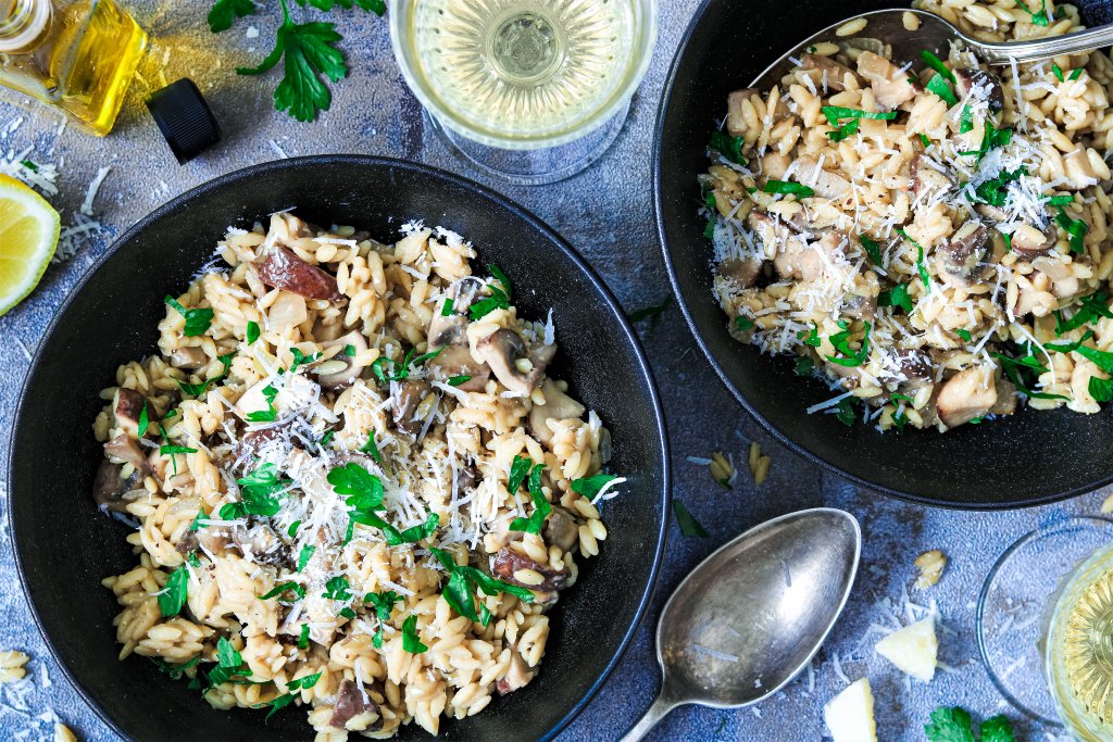 Orzo funghi