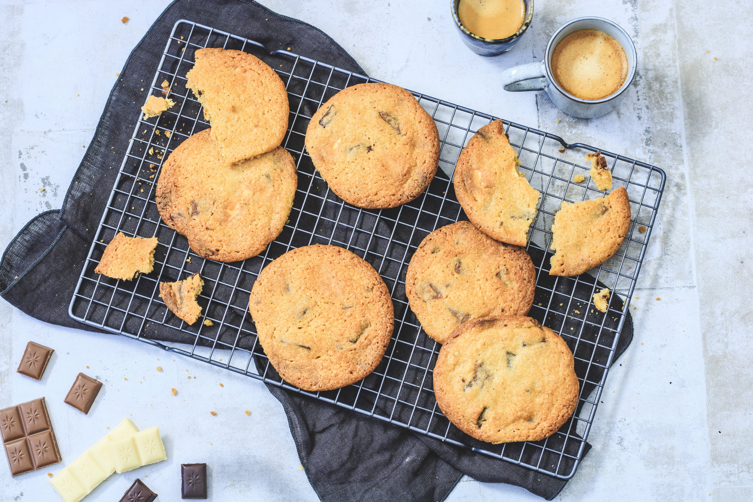 triple chocolate cookies