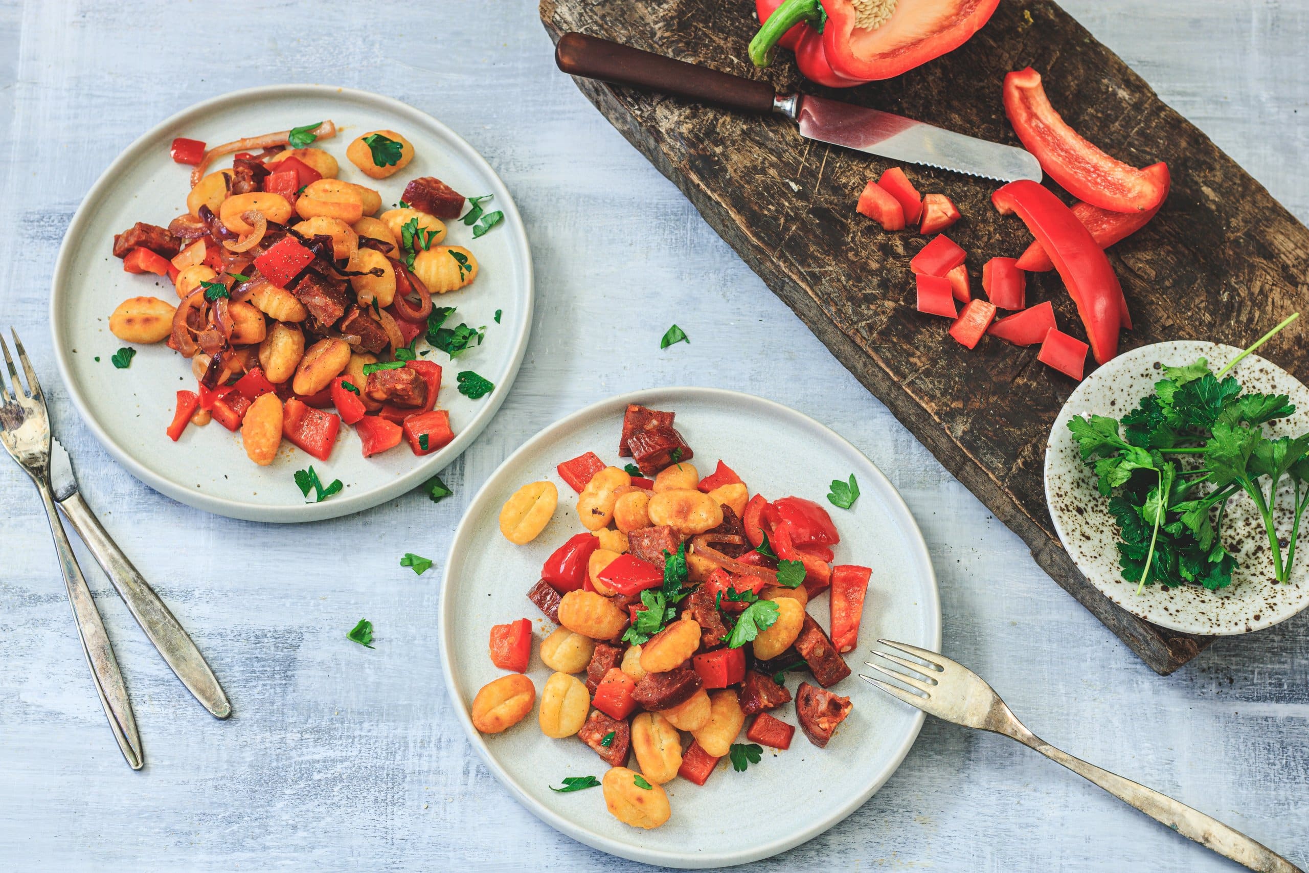 gnocchi met chorizo