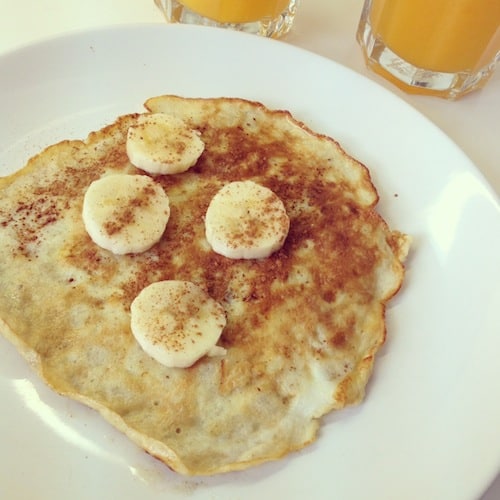 Gezonde baksels: bananenpannenkoekjes