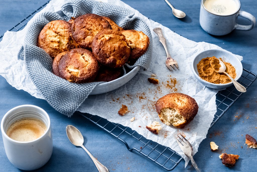 bananenbroodmuffins met appel