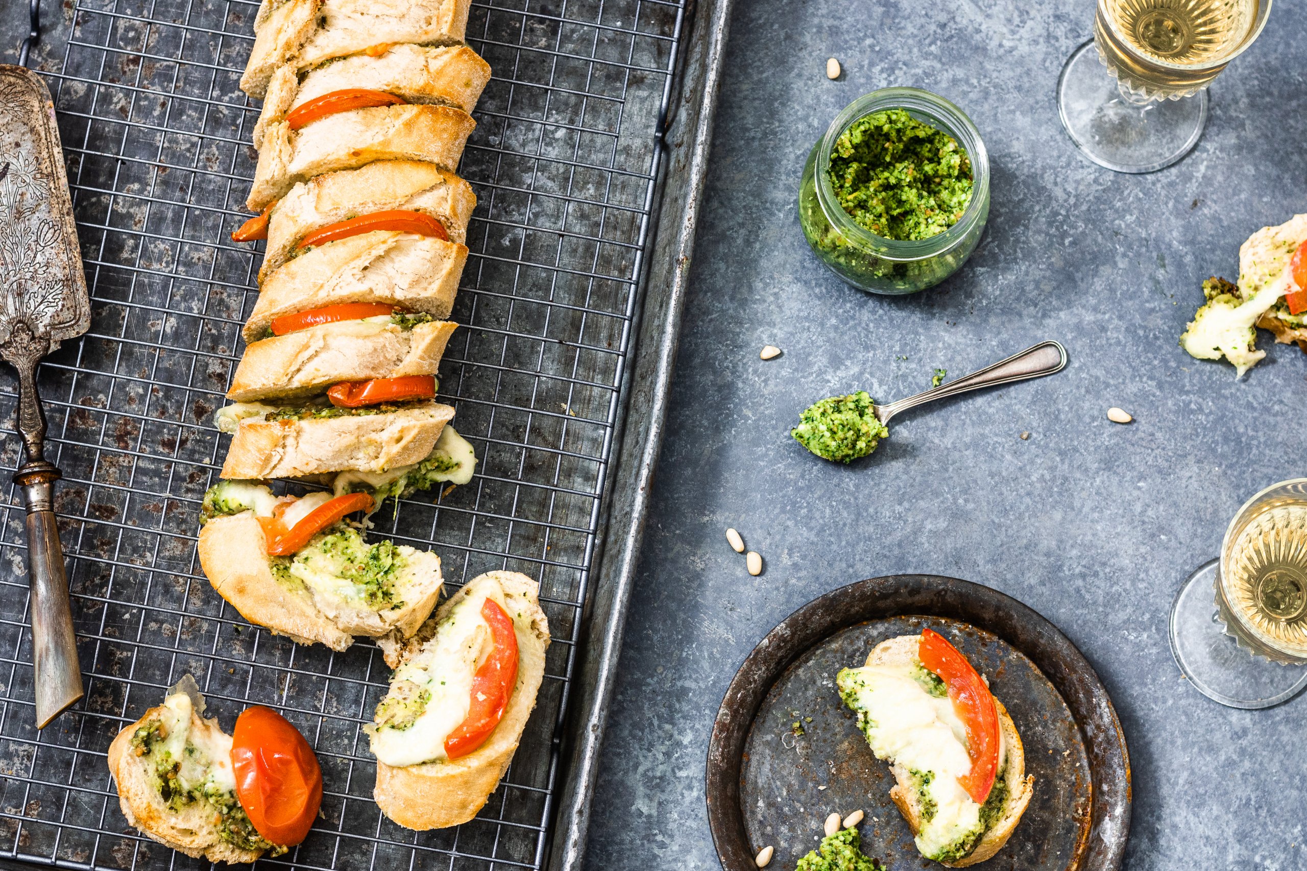 borrelbrood caprese