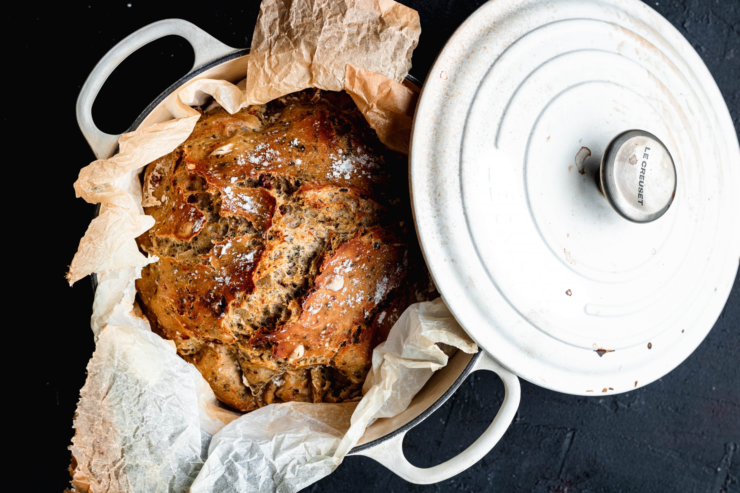 Makkelijk zelfgemaakt brood uit de pan-de pan