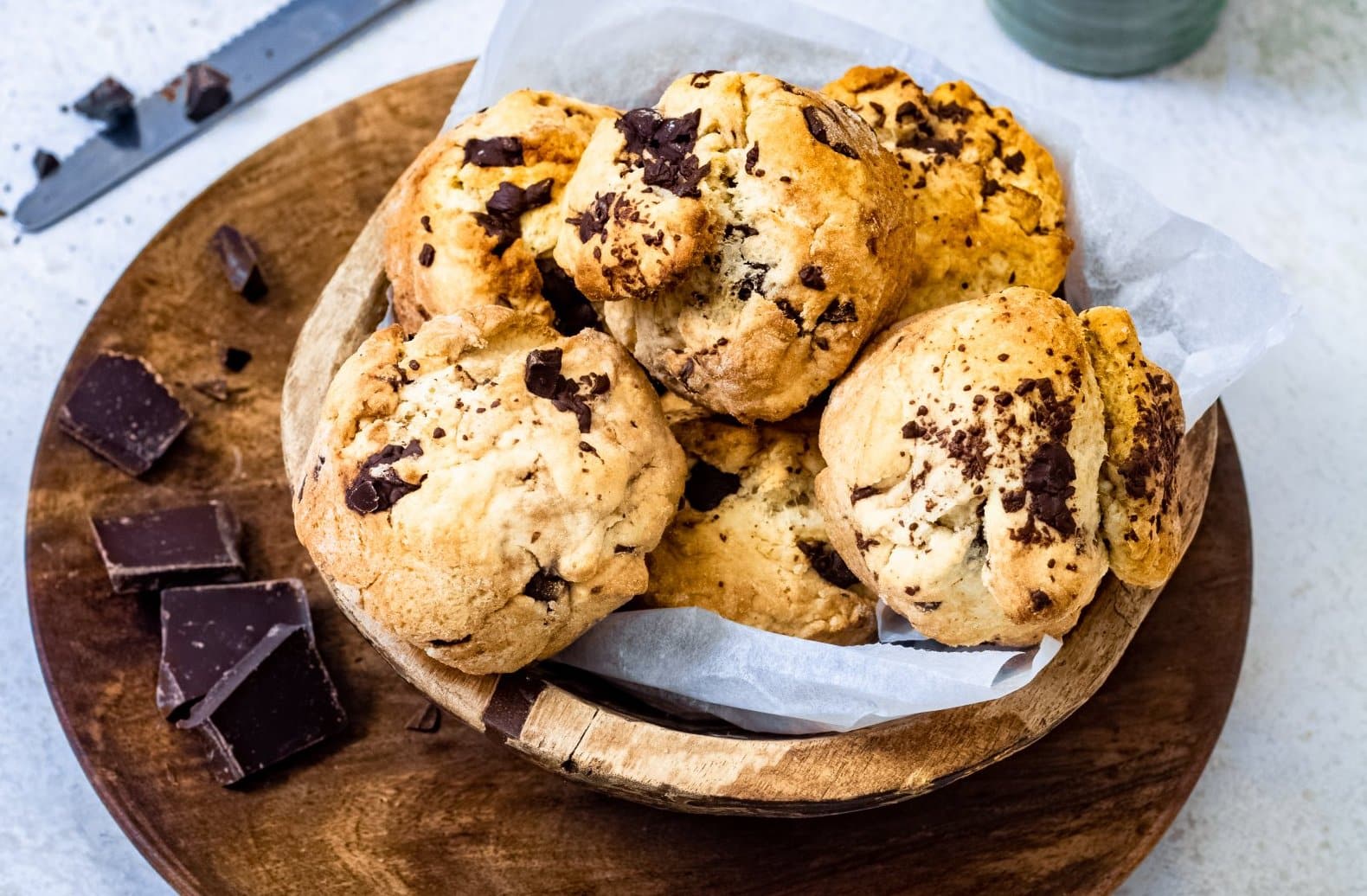 Ontbijtmuffins met kokos en chocola