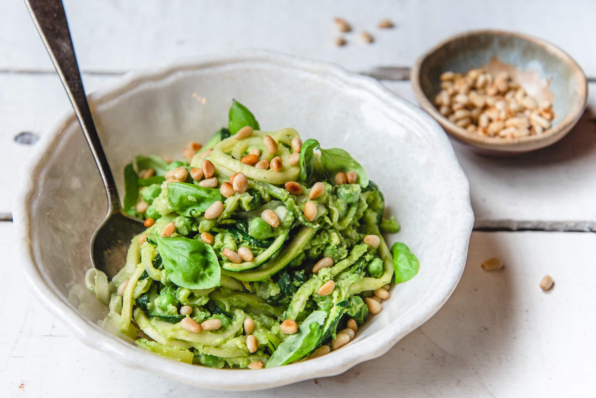 Green goddess courgetti