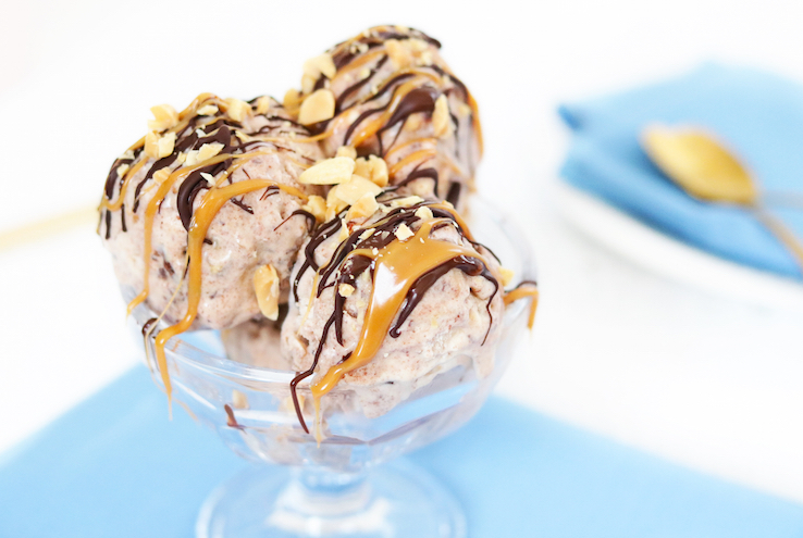 Aanwezigheid belofte Sentimenteel Snickers ijs zonder ijsmachine - Chickslovefood