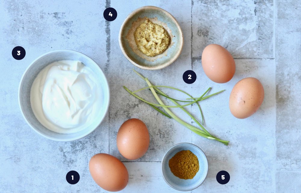 Gezondere eiersalade uit ons Meal planning-kookboek