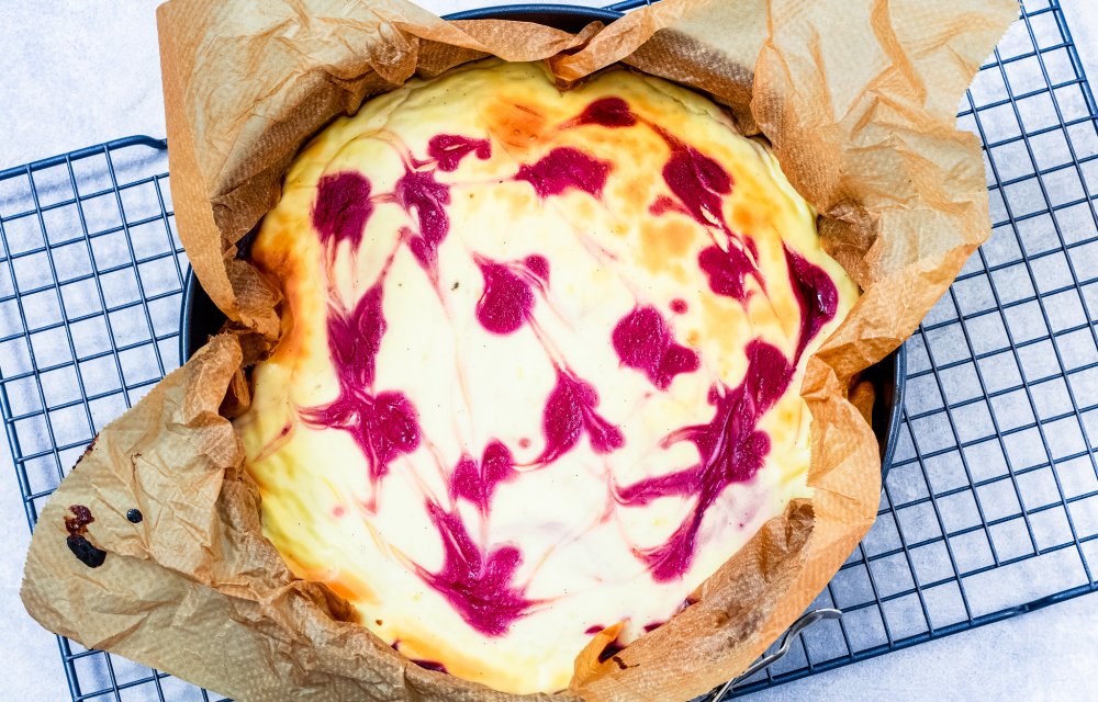 frambozen cheesecake