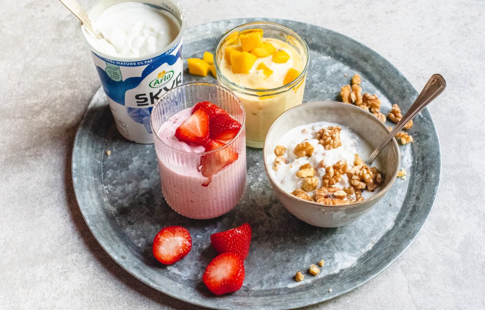 3x gezondere frozen yoghurt (ARLA)